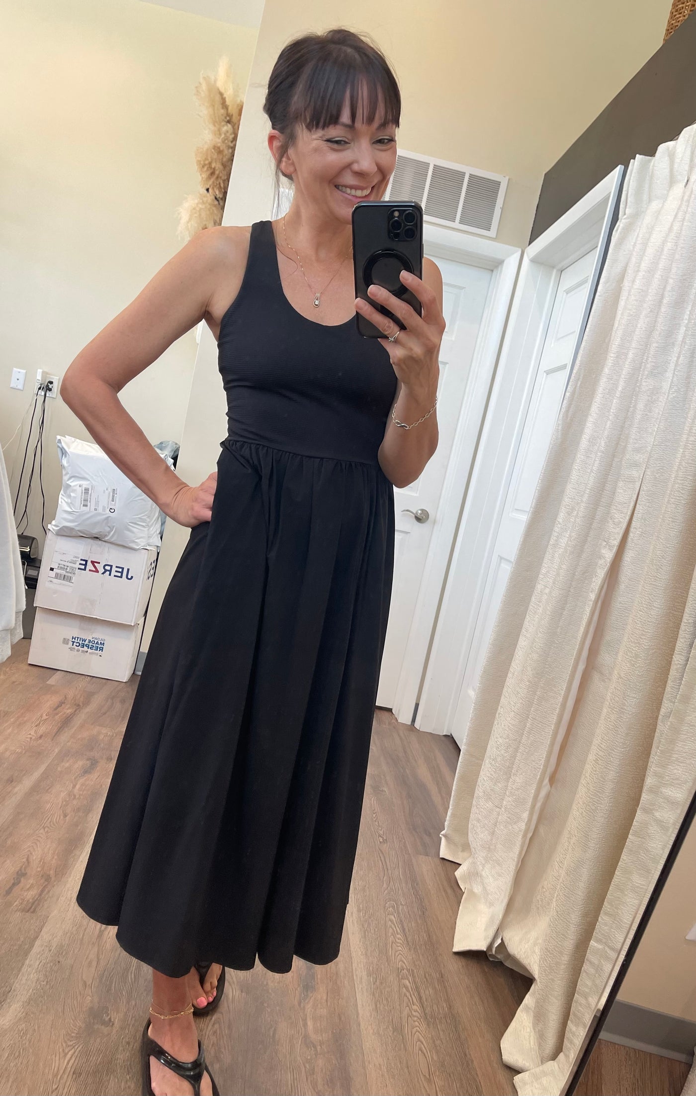 Effortless Performance Midi Dress