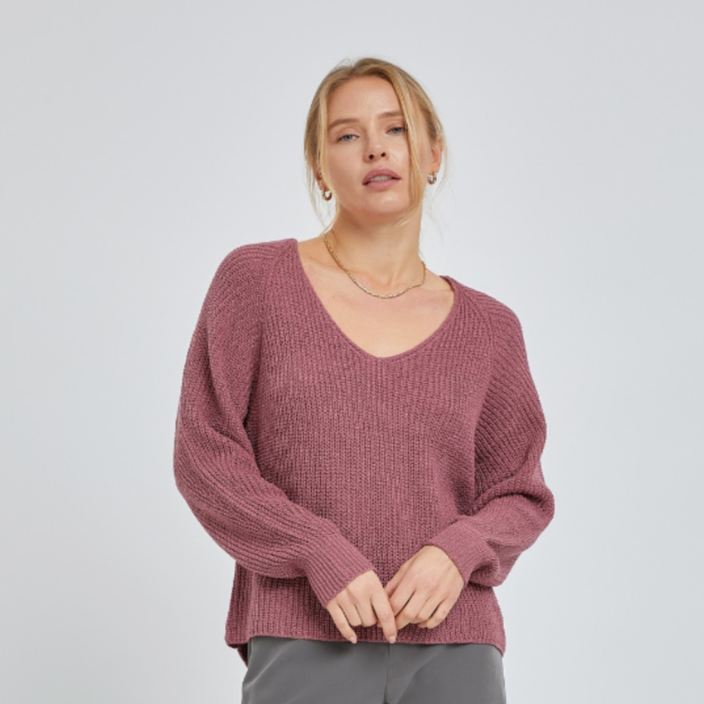 Emma Sweater in Poppy