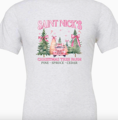 Saint Nicks Christmas Tree Farm Tee