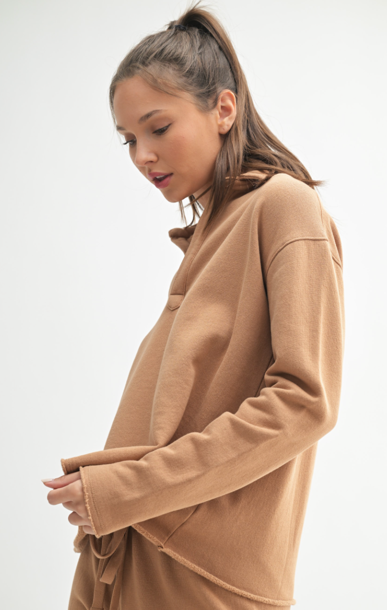 Malibu Vintage Henley Top