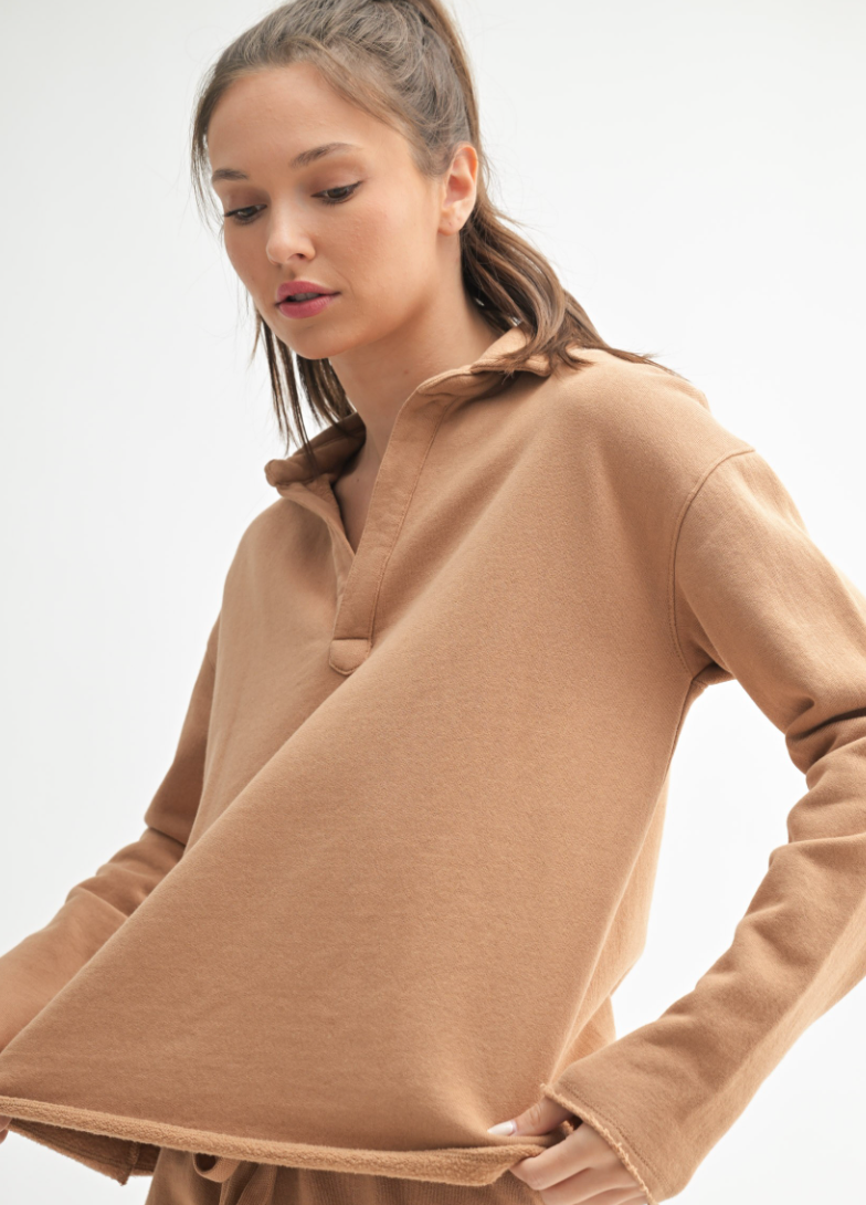 Malibu Vintage Henley Top