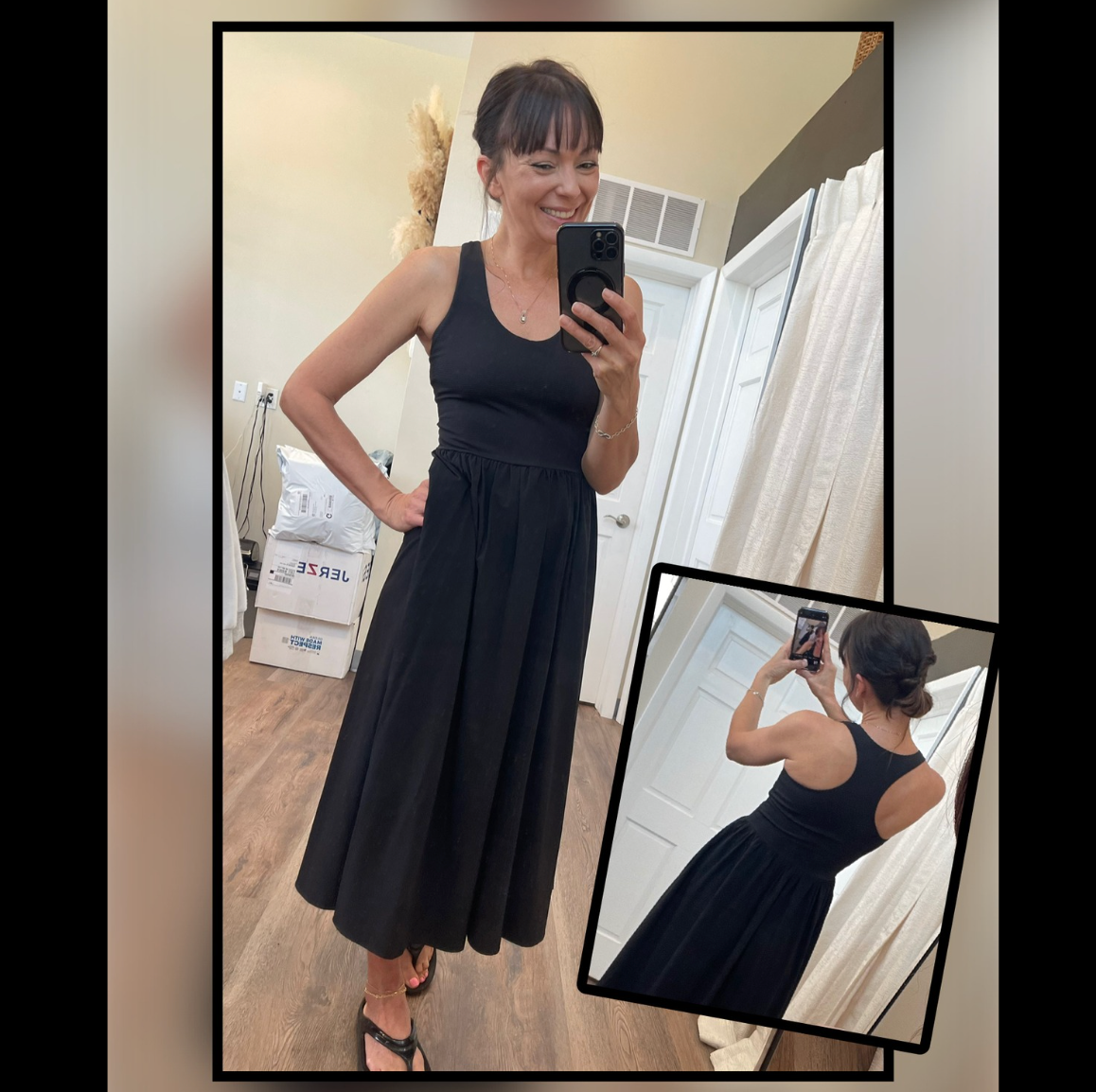 Effortless Performance Midi Dress