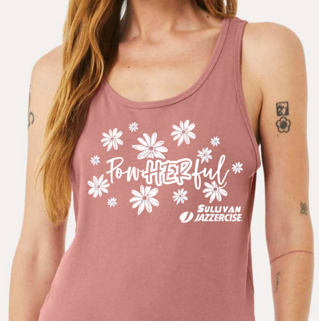 PowHERful Jazzercise Tank - Bella Canvas Jersey Tank