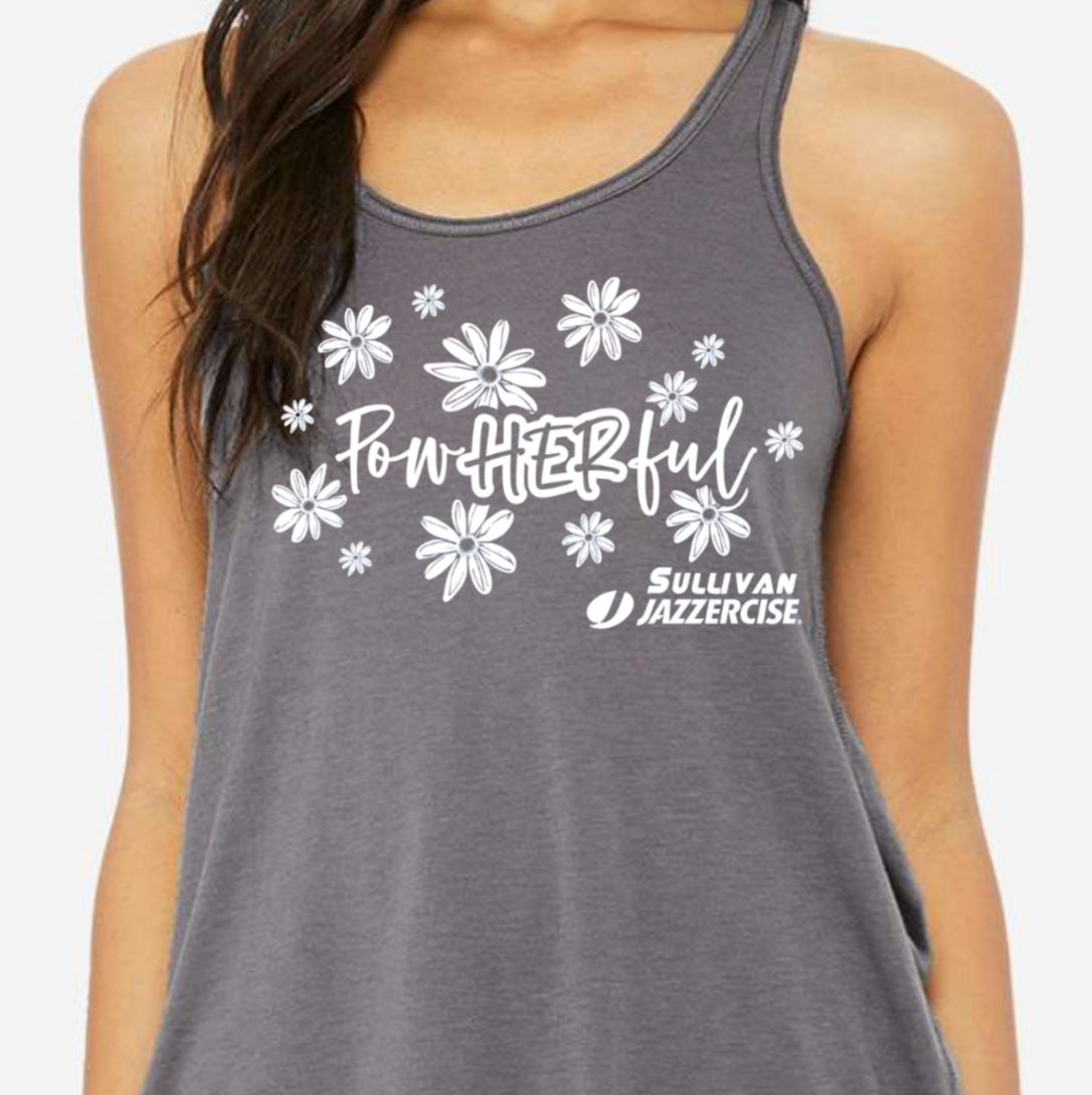 PowHERful Jazzercise Tank - Bella Canvas Racerback Tank