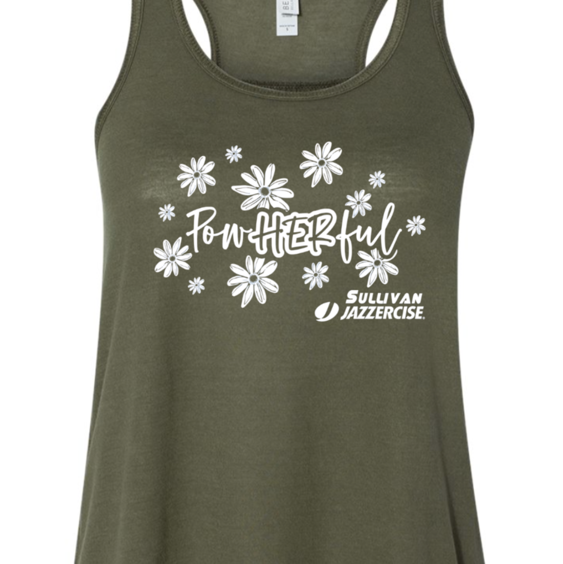 PowHERful Jazzercise Tank - Bella Canvas Racerback Tank