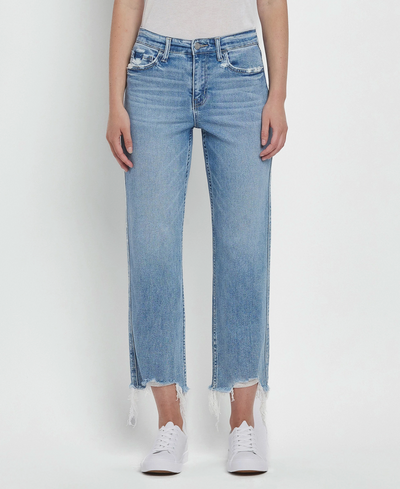 Vervet - High Rise Regular Straight Jeans