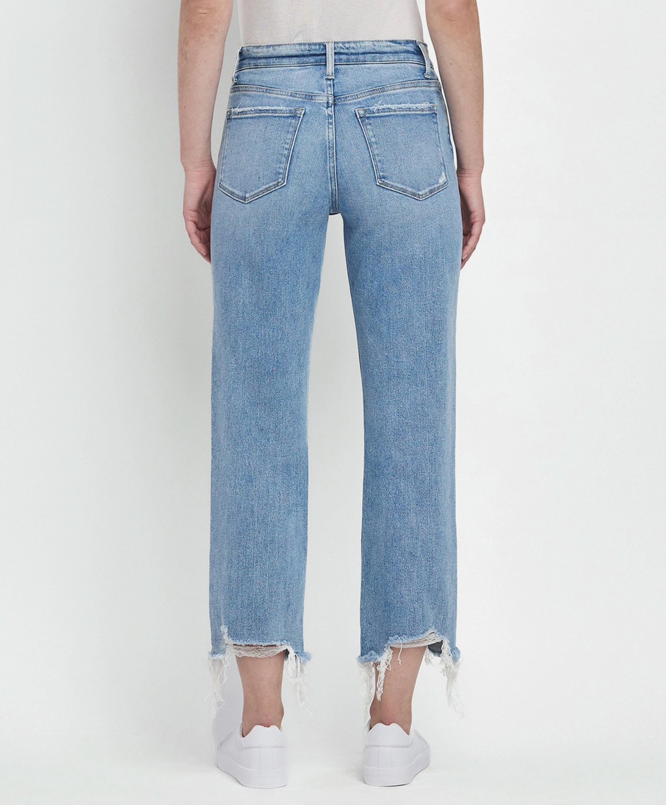 Vervet - High Rise Regular Straight Jeans
