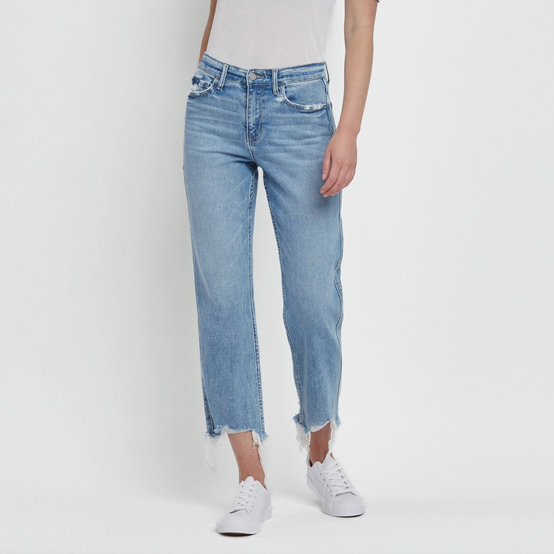 Vervet - High Rise Regular Straight Jeans