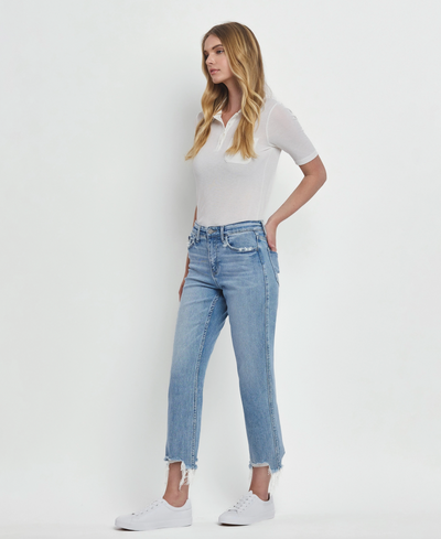 Vervet - High Rise Regular Straight Jeans