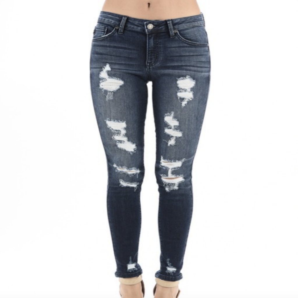 KanCan Skinny Distressed Jeans